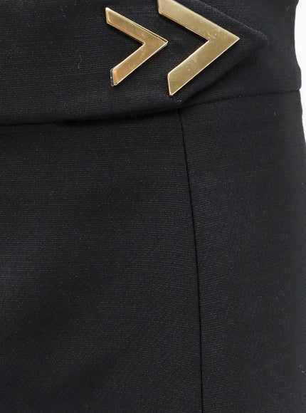 Valentino Crepe Couture Midi Skirt