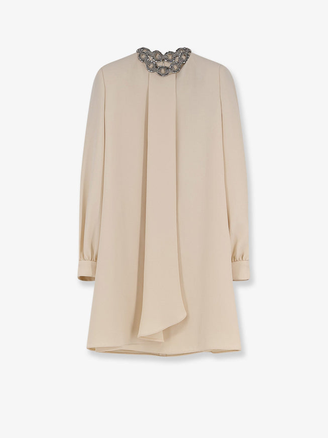 Valentino Cady Couture Mini Dress Vanigliasilver