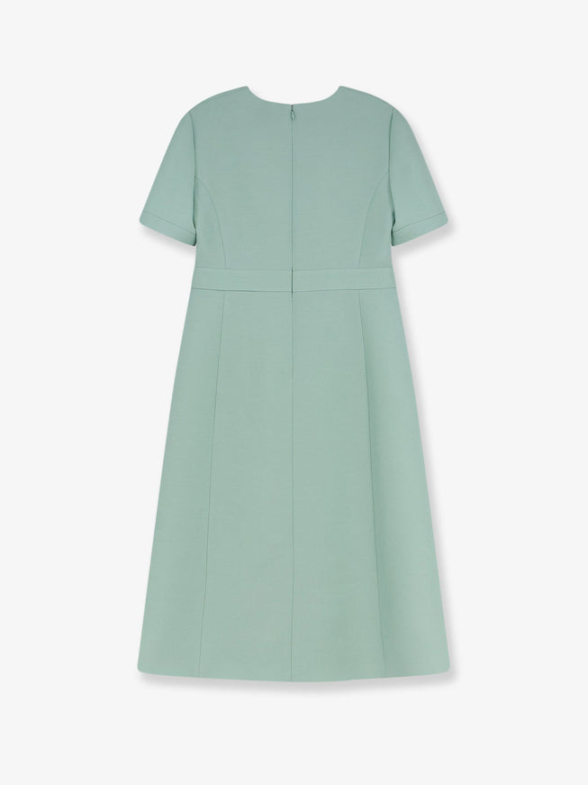 Valentino Crepe Couture Midi Dress