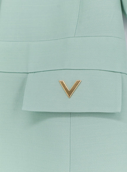 Valentino Crepe Couture Midi Dress