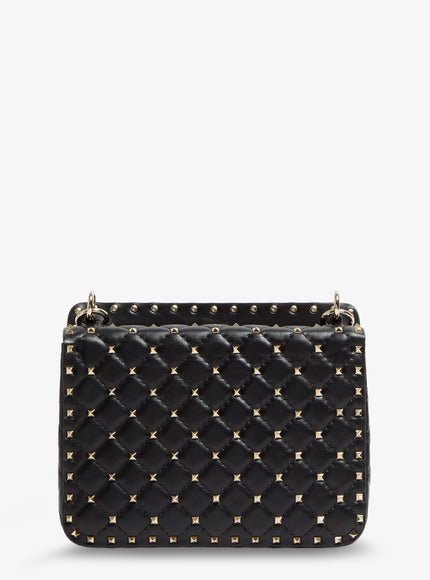 Valentino Garavani Rockstud Spike Leather Crossbody Bag With Iconic All-Over Studs