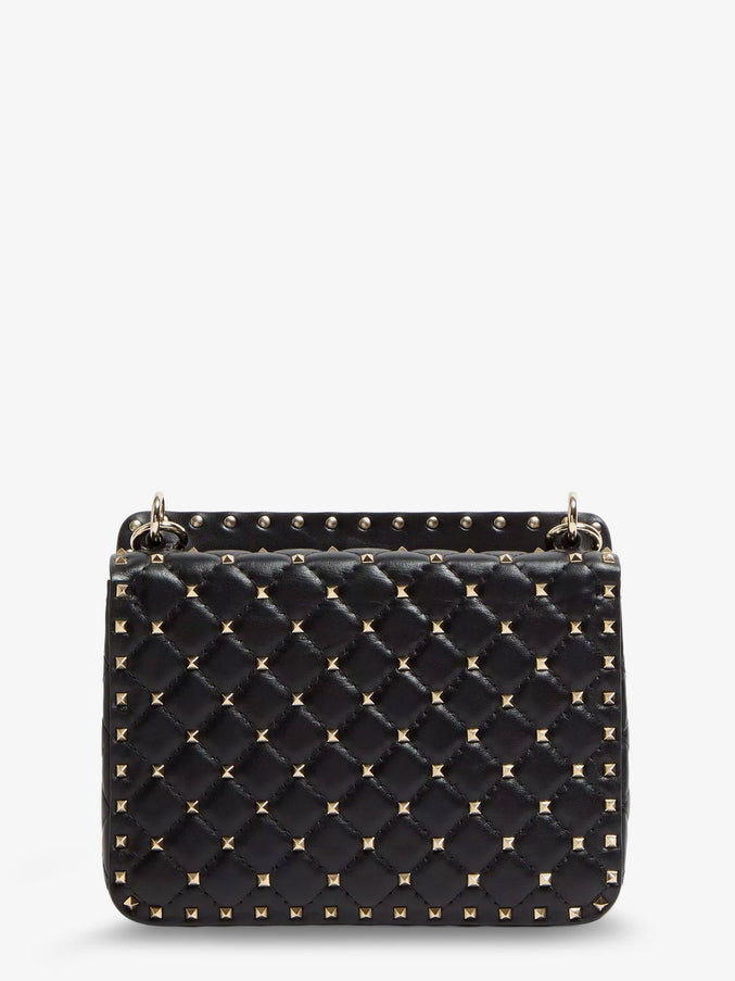 Valentino Garavani Rockstud Spike Leather Crossbody Bag With Iconic All-Over Studs