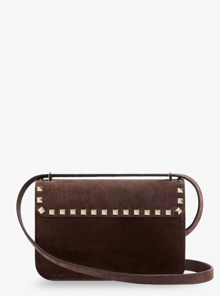 Valentino Garavani Rockstud Suede Crossbody Bag