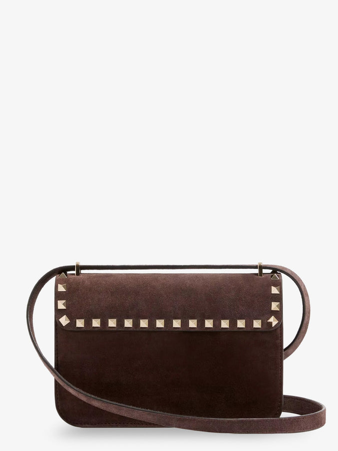 Valentino Garavani Rockstud Suede Crossbody Bag