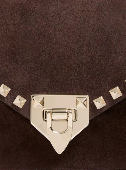 Valentino Garavani Rockstud Suede Crossbody Bag