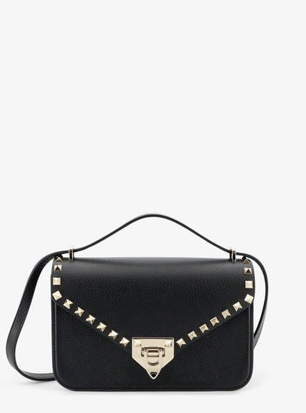 Valentino Garavani Rockstud Leather Crossbody Bag With Stud Detail Uni Nero