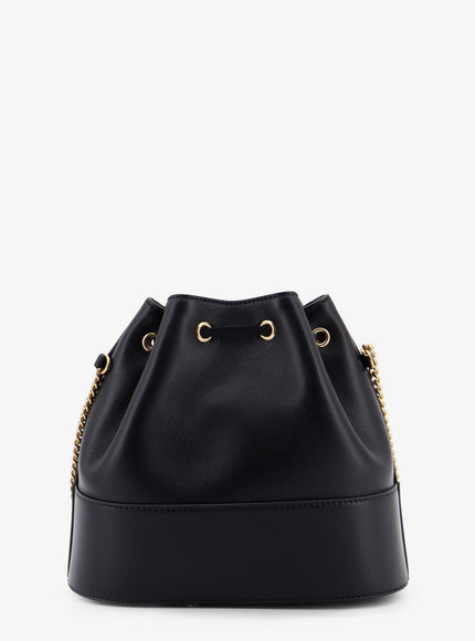 Valentino Garavani Vlogo Signature Leather Bucket Bag