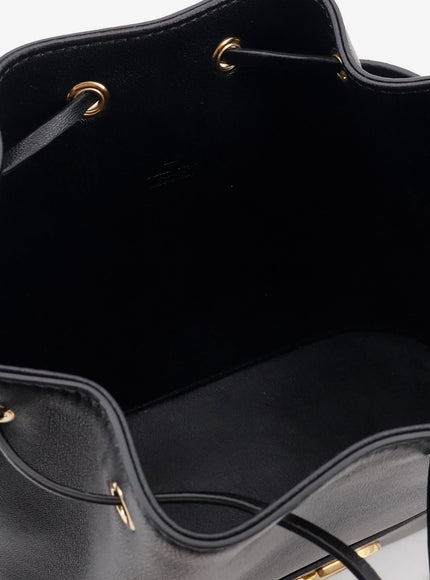 Valentino Garavani Vlogo Signature Leather Bucket Bag