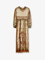 One Size / Cream Khaki Floral