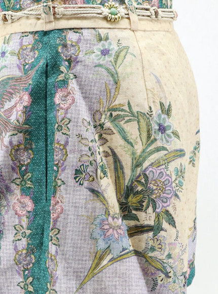 Zimmermann Indra Cotton And Silk Shorts