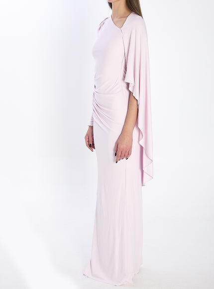 Self Portrait Jersey Drape Midi Dress