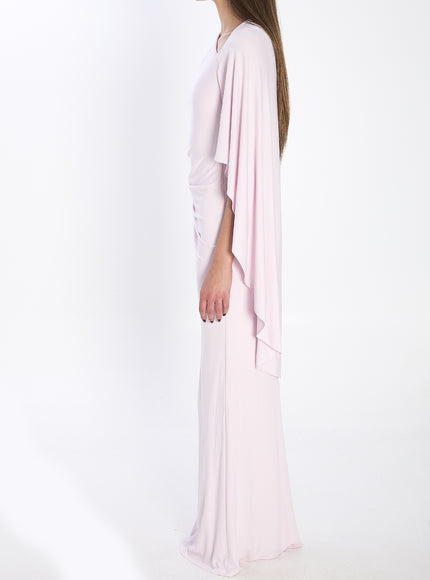 Self Portrait Jersey Drape Midi Dress