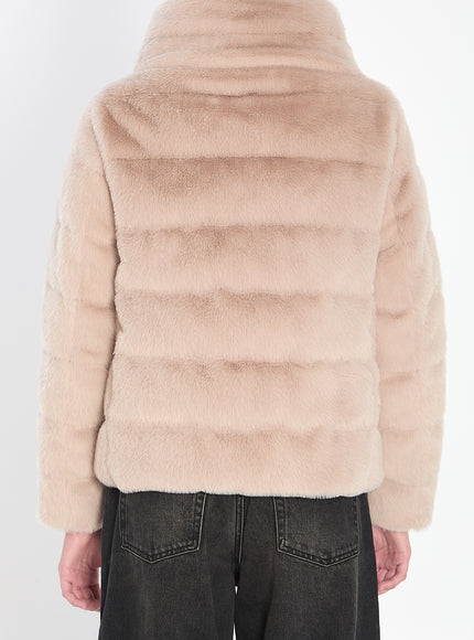 Herno Faux-fur Puffer Jacket