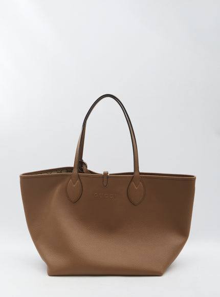 Gucci Large Gucci Totissima Reversible Bag QT Brown