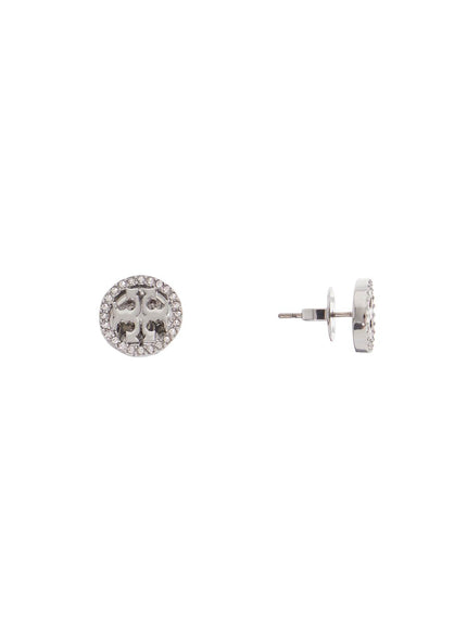 Tory Burch miller pavé stud earrings