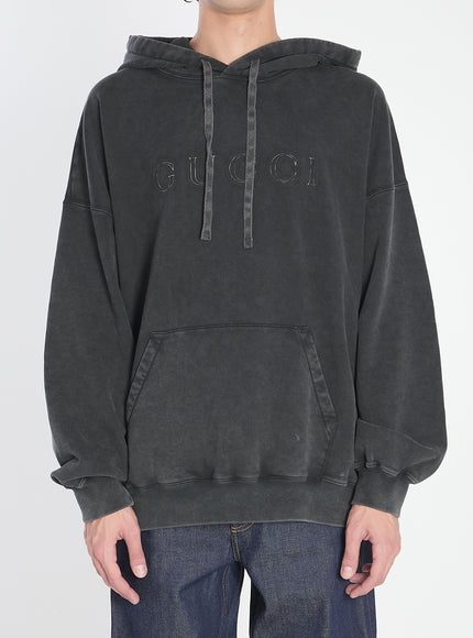 Gucci Hooded Sweatshirt Black