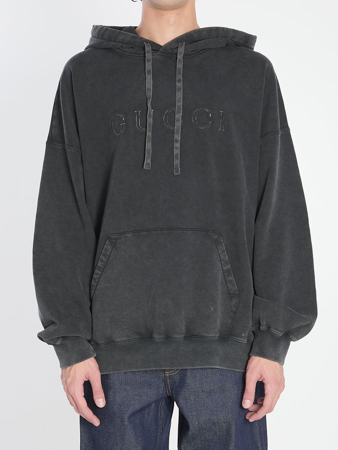 Gucci Hooded Sweatshirt Black