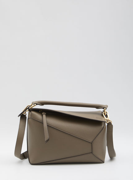 Loewe Small Puzzle Edge Bag QT Brown