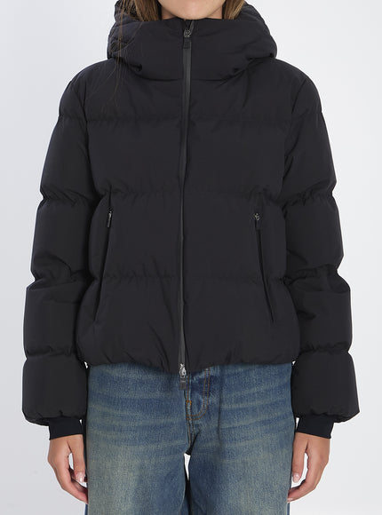 Herno Double-layer Down Jacket With Hood Black