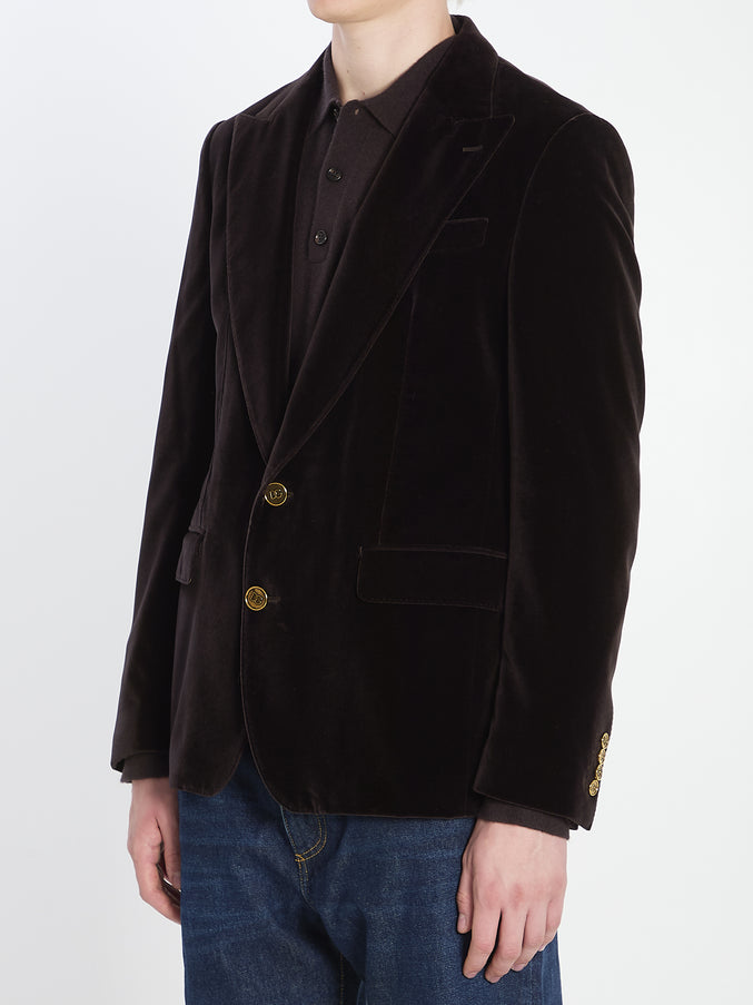 Dolce & Gabbana Single-breasted Sicilia Light Jacket In Cotton