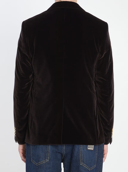 Dolce & Gabbana Single-breasted Sicilia Light Jacket In Cotton