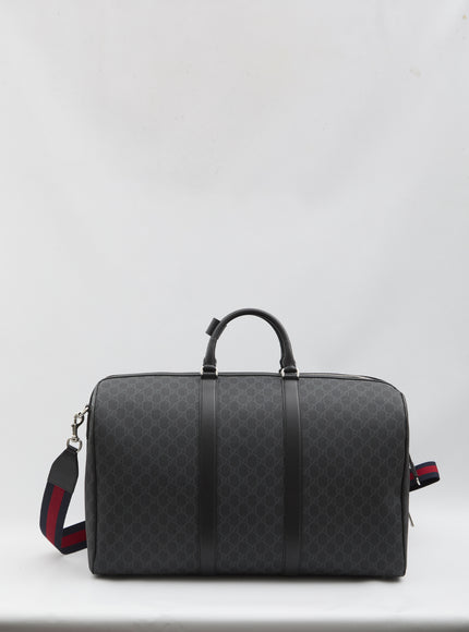 Gucci Gg Duffle Bag Large QT Black