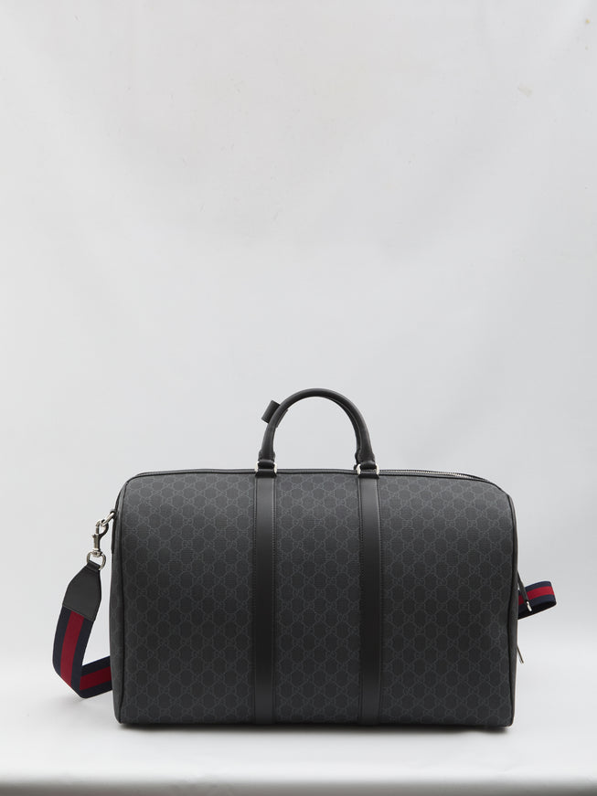 Gucci Gg Duffle Bag Large QT Black