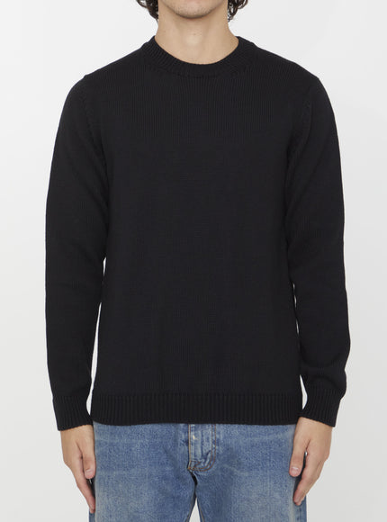Roberto Collina Merino Wool Jumper Black