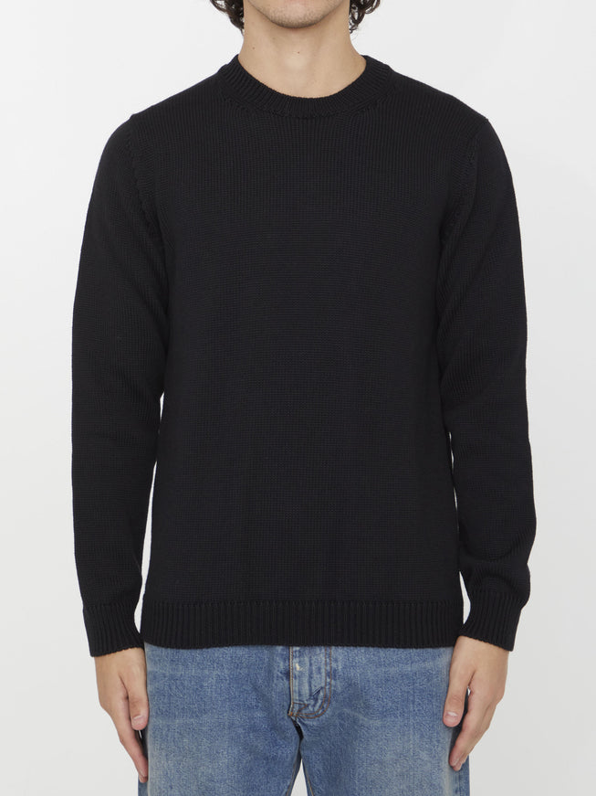 Roberto Collina Merino Wool Jumper Black
