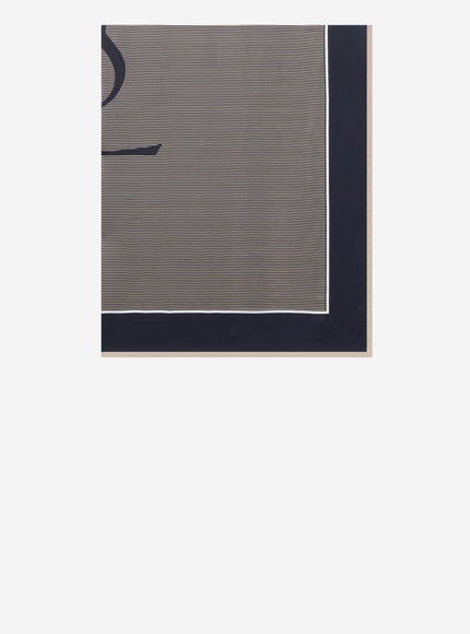 Saint Laurent Cassandre Striped Stole