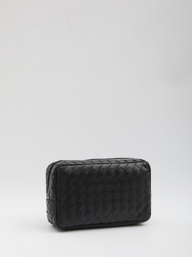 Bottega Veneta Intrecciato Clutch With Wrist Strap