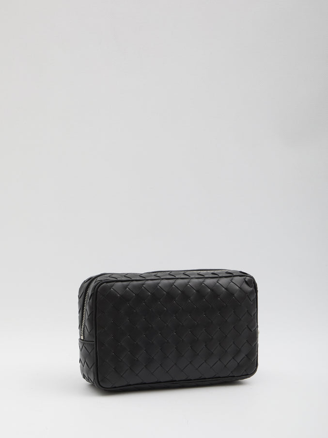 Bottega Veneta Intrecciato Clutch With Wrist Strap