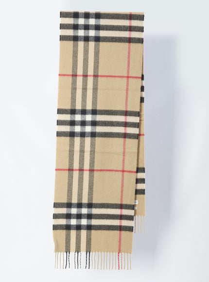 Burberry Check Scarf QT Beige