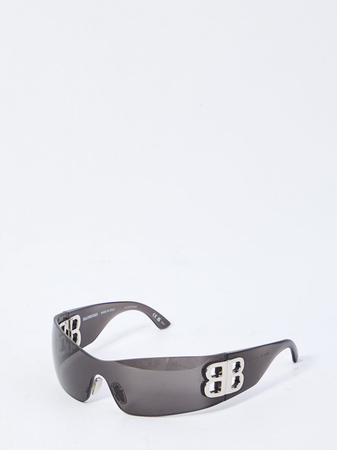 Balenciaga Bossy Mask Sunglasses QT Black