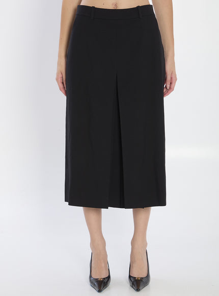 Saint Laurent Wool Skirt-pants Black