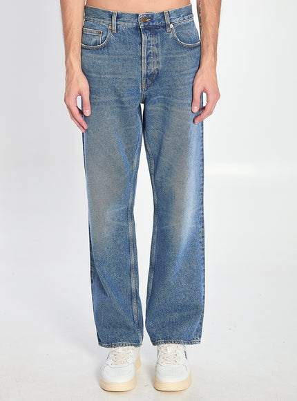 Golden Goose Loose Jeans Blue