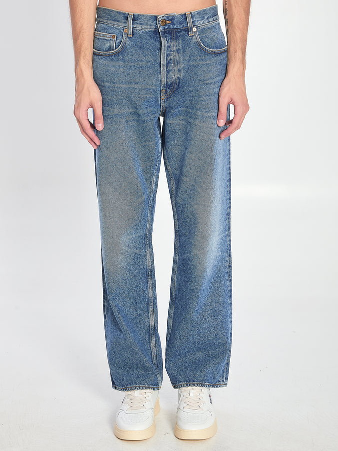 Golden Goose Loose Jeans Blue