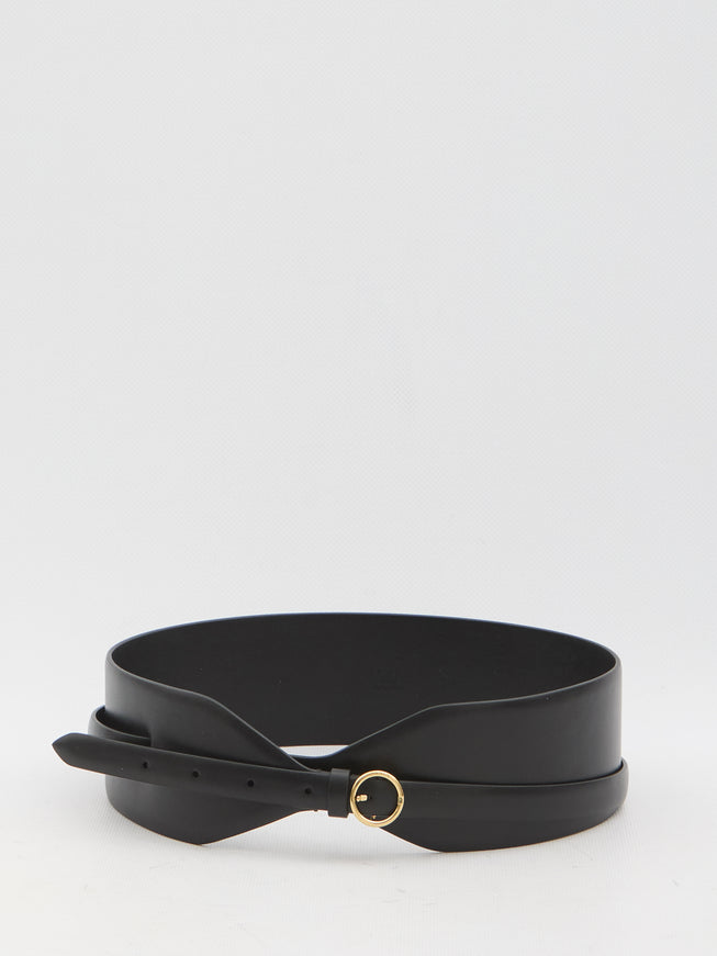 Alaia Wide Belt Black
