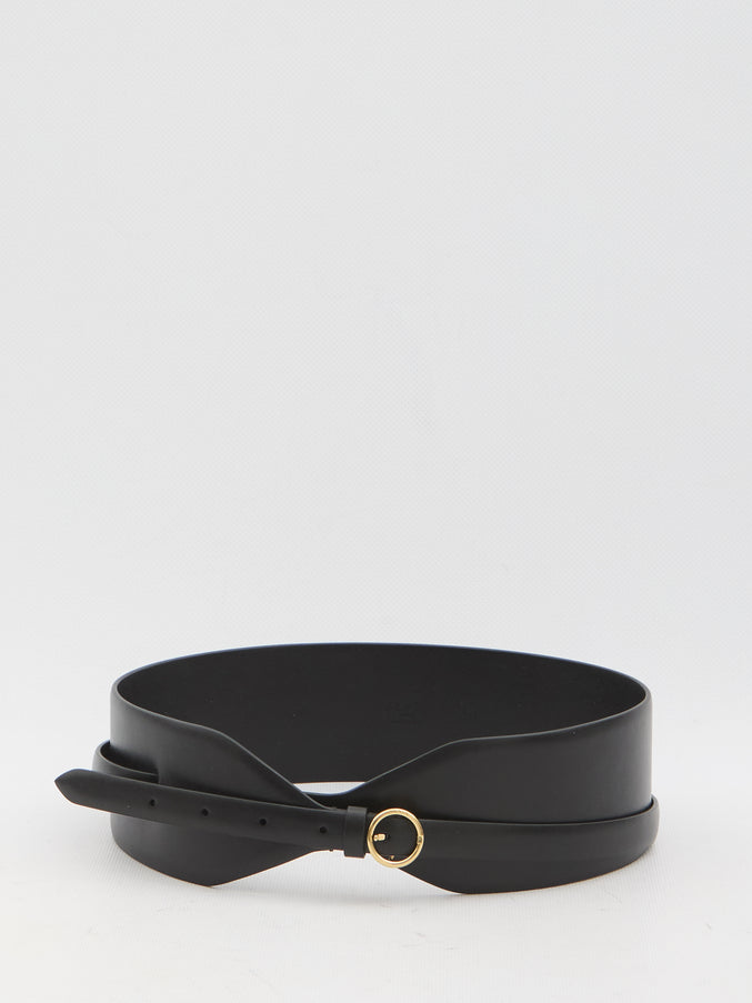 Alaia Wide Belt Black