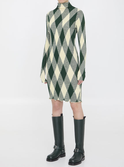 Burberry Argyle Motif Dress