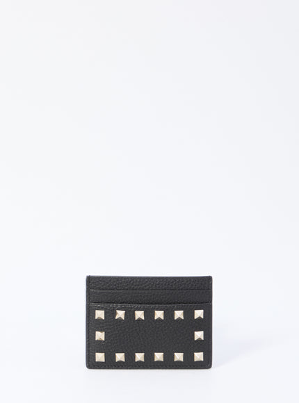 Valentino Garavani Rockstud Card Holder QT Black