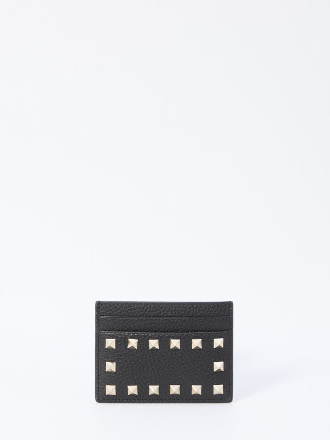 Valentino Garavani Rockstud Card Holder QT Black
