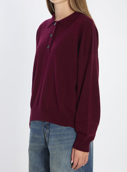 Allude Wool And Cashmere Polo Shirt