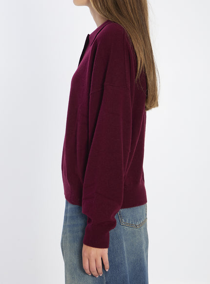 Allude Wool And Cashmere Polo Shirt