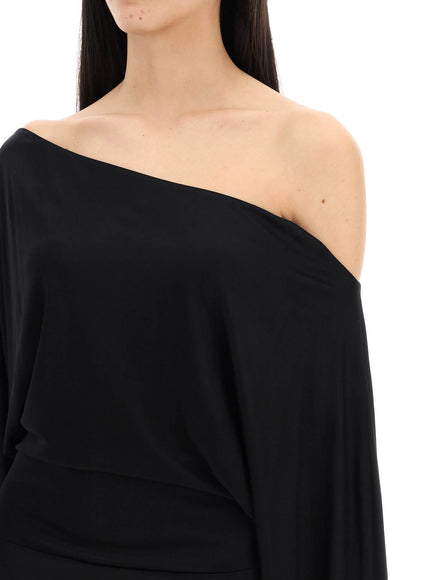 Khaite off-shoulder maxi dress