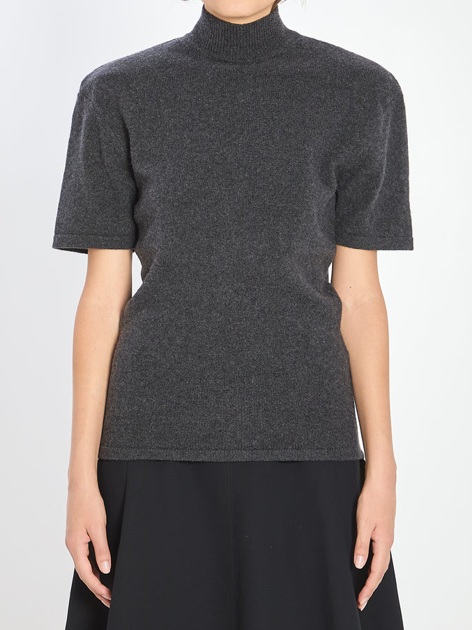 Jacquemus Wool And Cashmere Sweater Grey