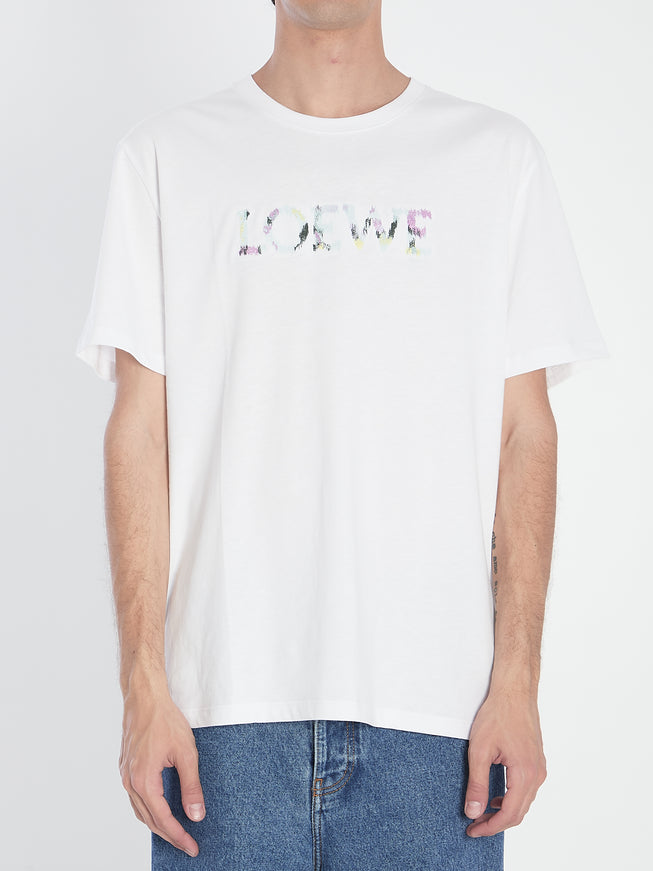 Loewe Relaxed-fit Cotton T-shirt White