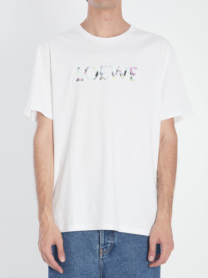 Loewe Relaxed-fit Cotton T-shirt White