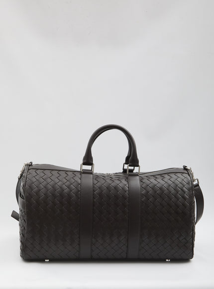 Bottega Veneta Intrecciato Travel Bag QT Brown