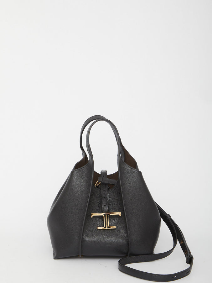 Tod's T Timeless Mini Shopping Bag QT Black